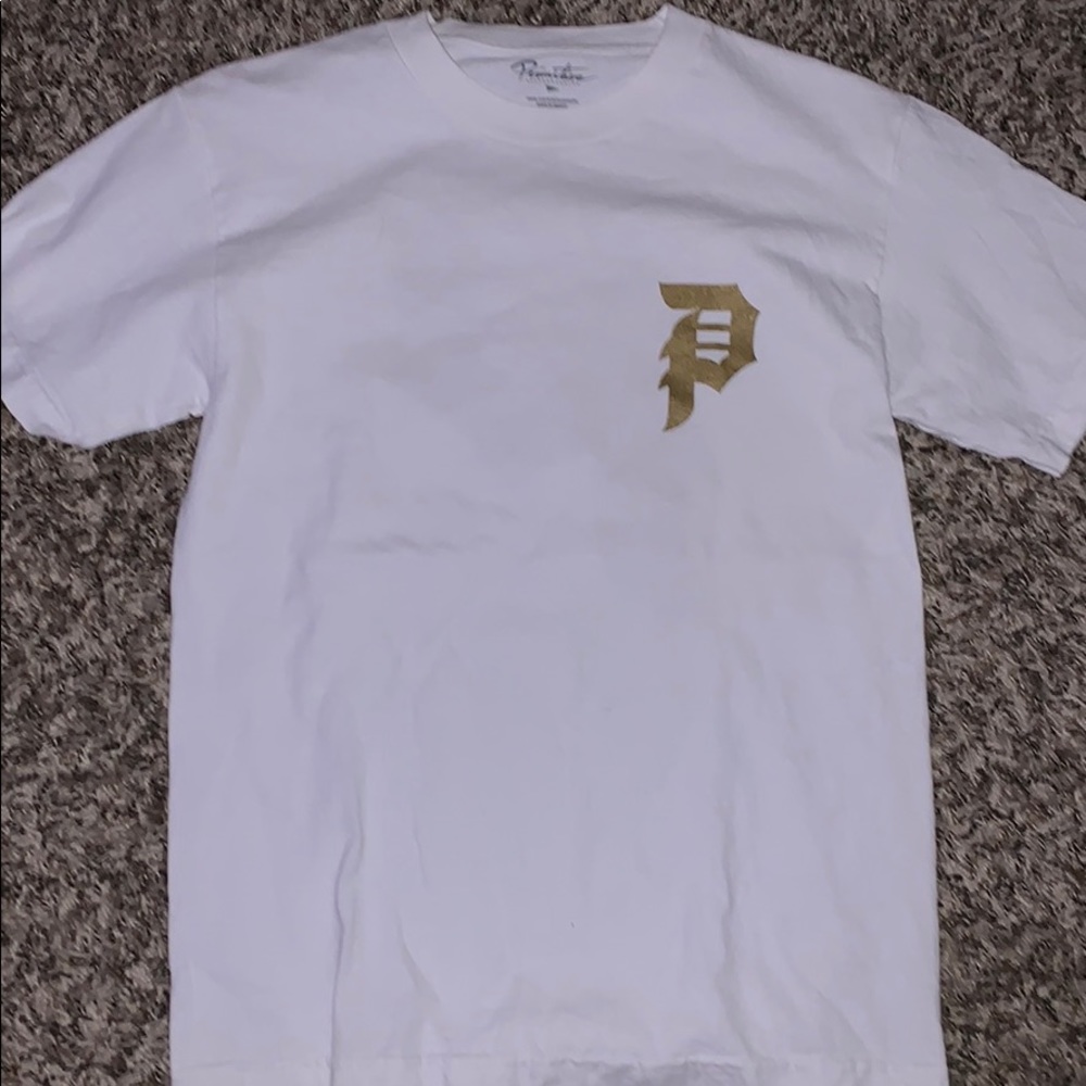 White Primitive Tee